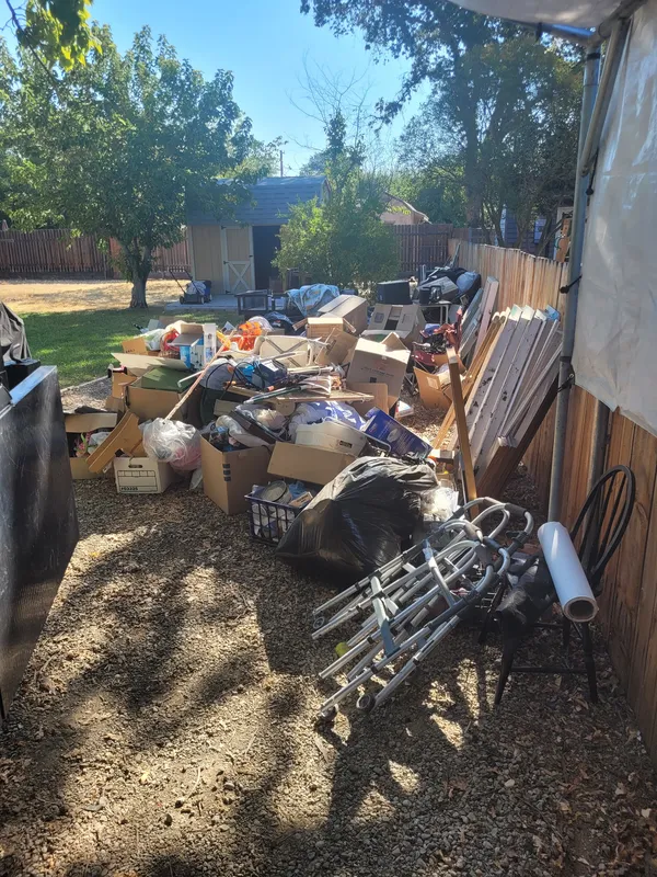 Property full of junk before eviction cleanout